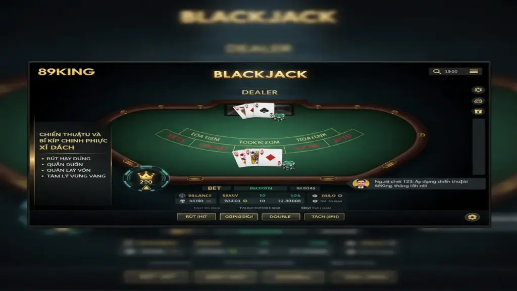 Cách chơi Xì Dách luôn thắng 89King