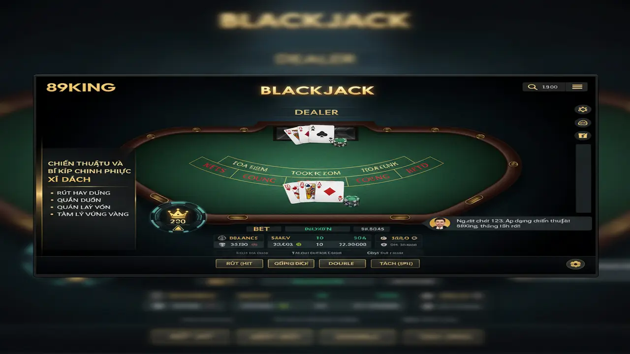 Cách chơi Xì Dách luôn thắng 89King