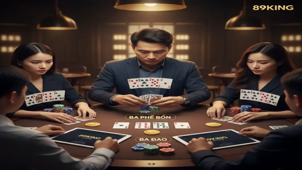 Cách xếp bài Mậu Binh hay 89King