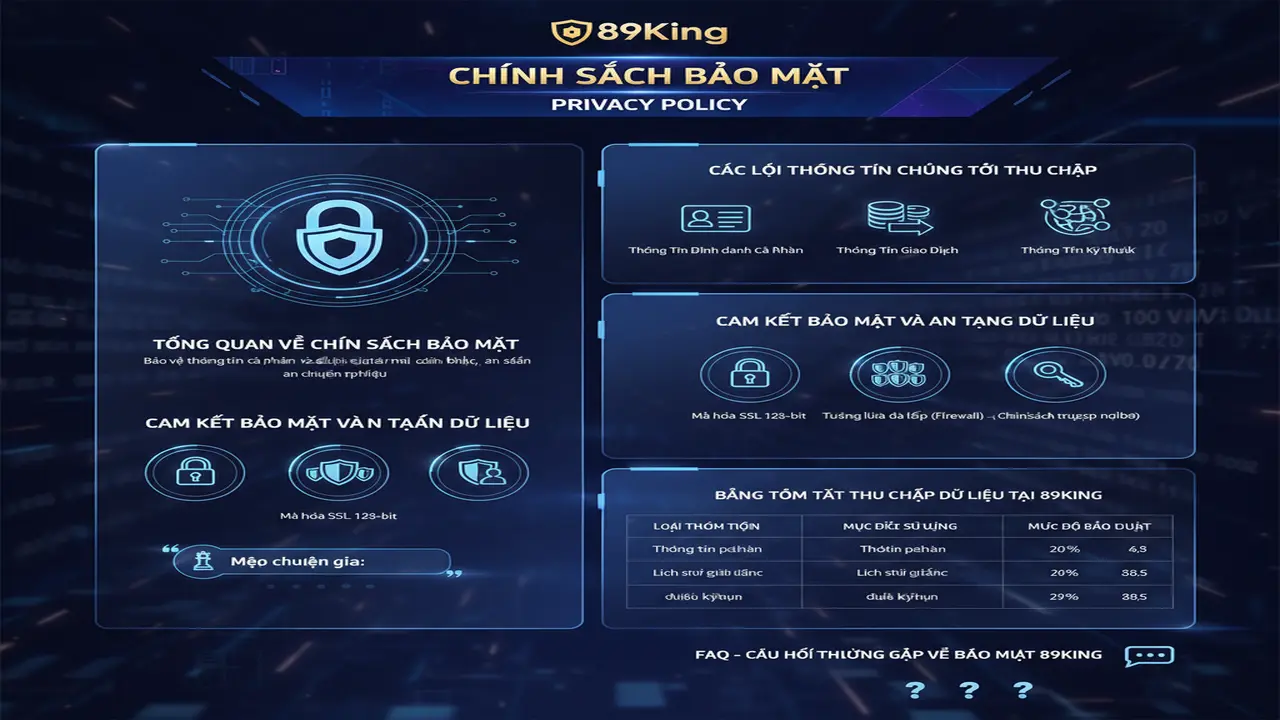 Chính Sách Bảo Mật 89King