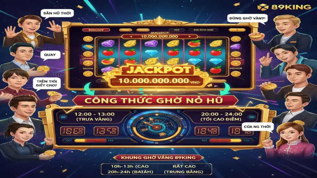 Công thức tính giờ nổ hũ 89King