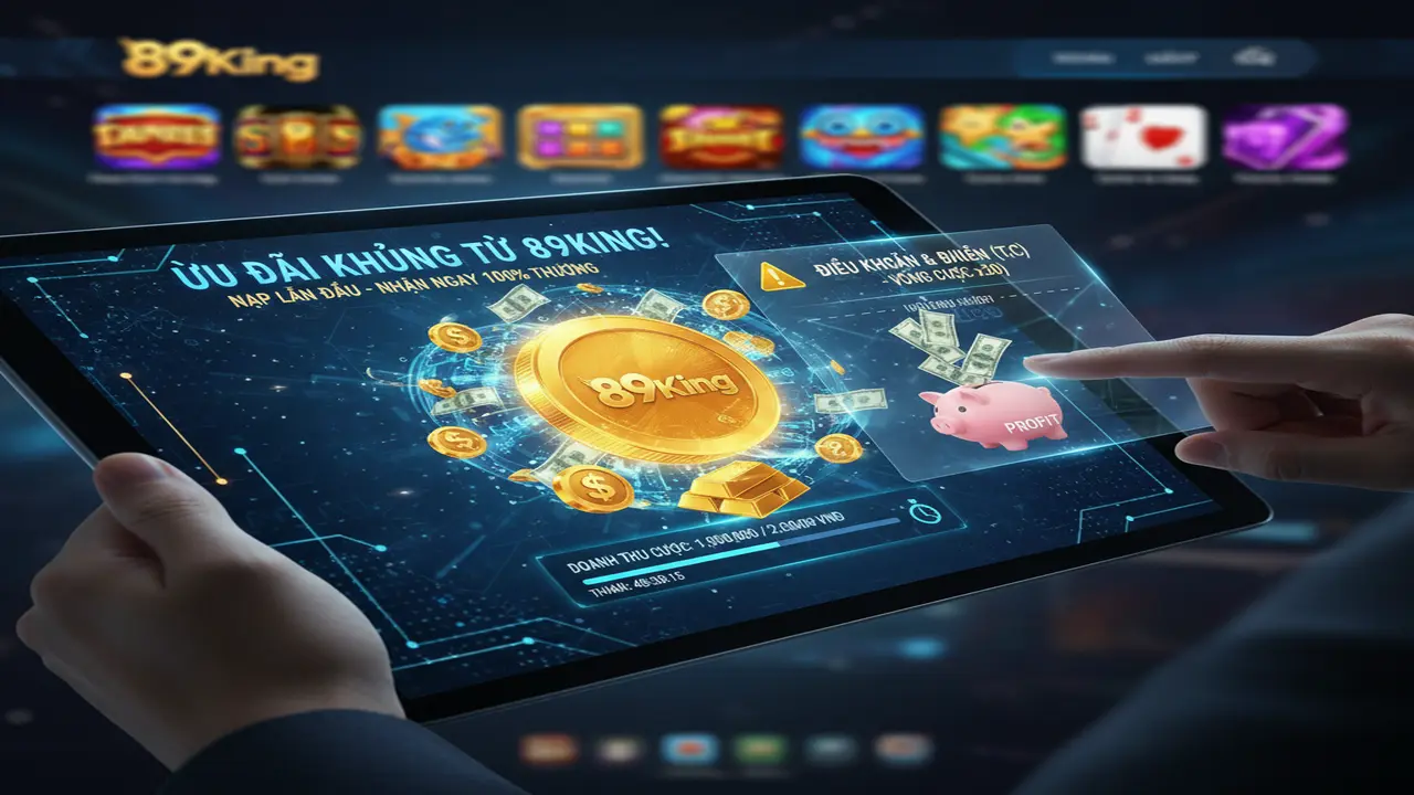 Lưu ý khi dùng tiền khuyến mãi 89King