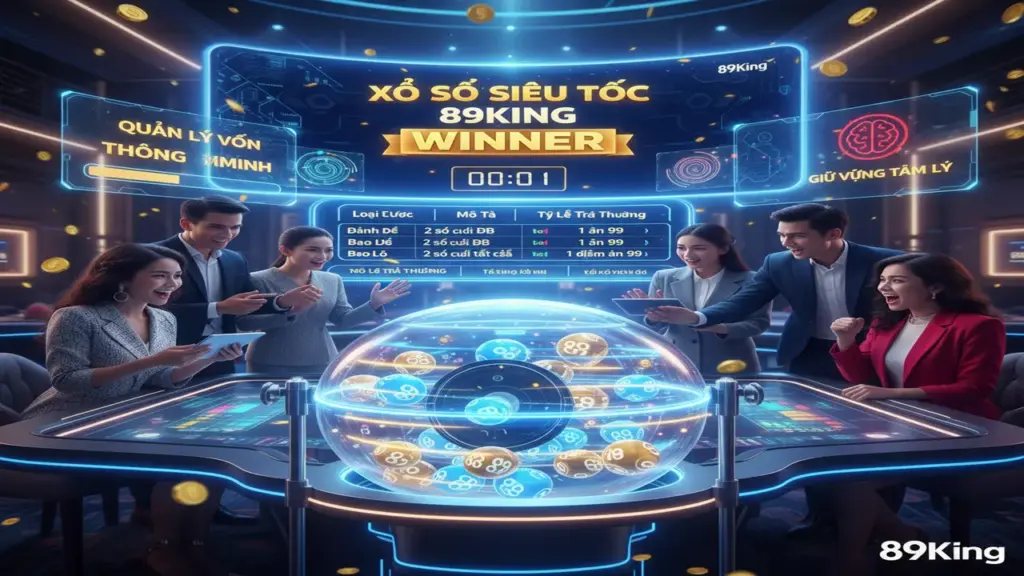 Mẹo chơi xổ số siêu tốc 89King