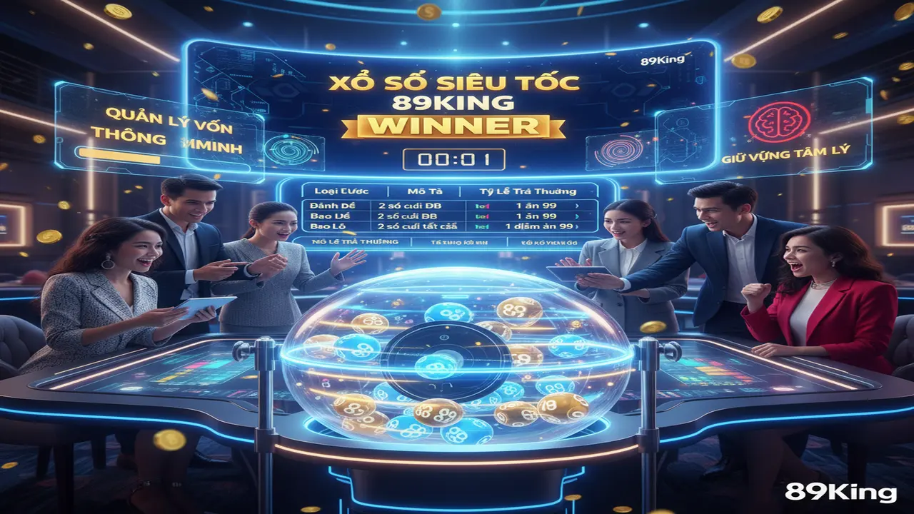 Mẹo chơi xổ số siêu tốc 89King