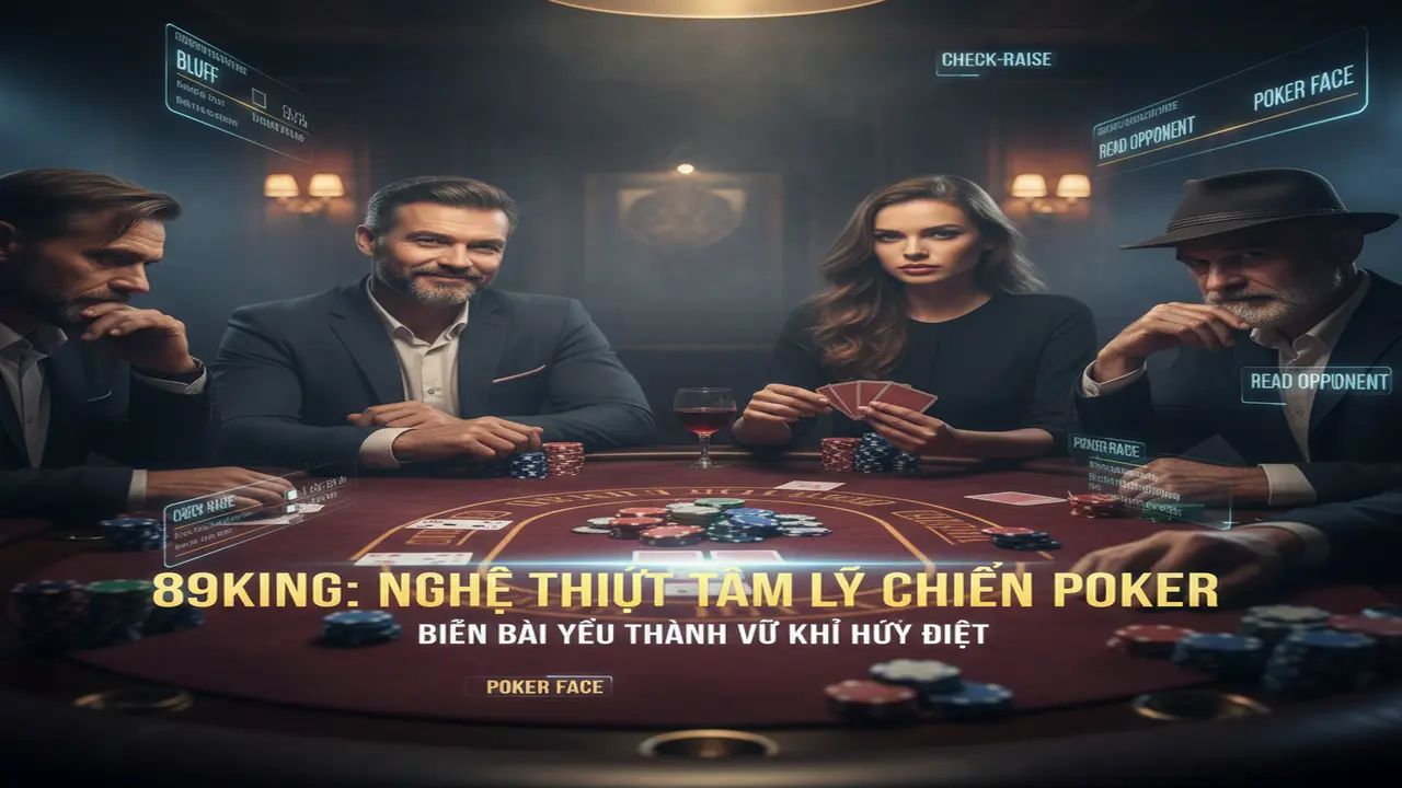 Tâm lý chiến trong bài Poker 89King